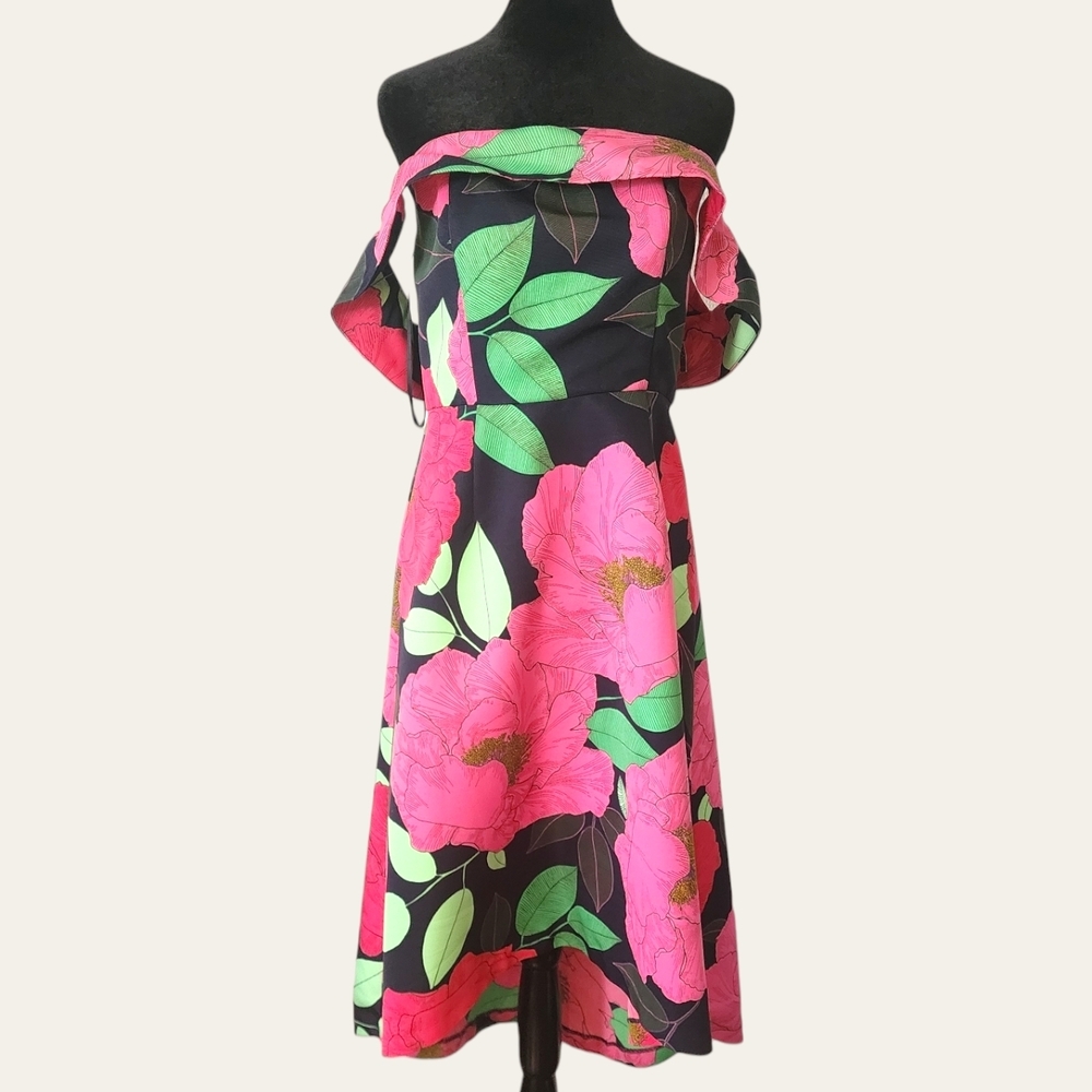 🌸Off The Shoulder Floral Dress